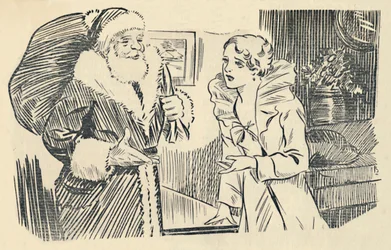 Illustration aus The Mystification of Santa Claus, 1936