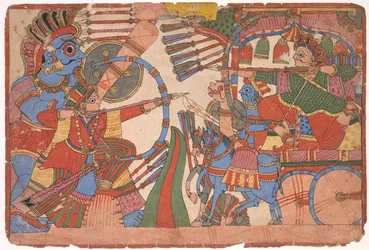 Illustration zum Mahabharata