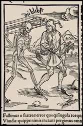 Illustration zum Buch Narrenschiff von Sebastian Brant, 1497
