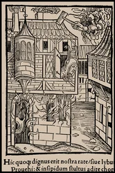 Illustration zum Buch Narrenschiff von Sebastian Brant, 1497