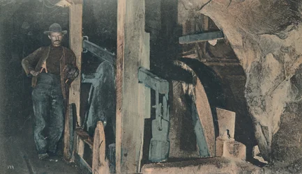 In einer Rand-Mine - Ein Endkipper, frühes 20. Jahrhundert