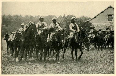Indische Soldaten an der Front, Erster Weltkrieg, 1914, ca. 1920