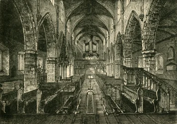 Innenraum der Londonderry-Kathedrale, 1898