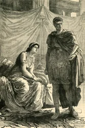 Interview zwischen Octavian und Cleopatra, 1890