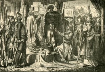 Investitur von Heinrich Jasomirgott als erster Herzog von Österreich, 1156, 1890