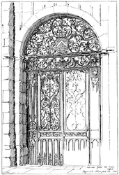 Eisentore All Souls, Oxford, 1899