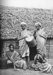 Irula-Männer, Indien, 1902