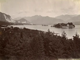 Isola dei Pescatori, Lago Maggiore, Italien, 1890