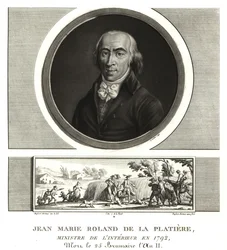 Jean Marie Roland de la Platiere, Innenminister