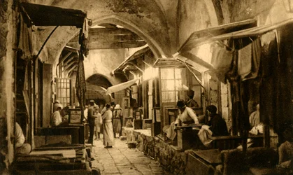Jerusalem - Basar der Goldschmiede, um 1918-1939