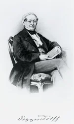 Johann Christian Poggendorf, deutscher Physiker, Mitte des 19. Jahrhunderts