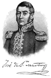 José de San Martín, argentinischer General und Unabhängigkeitsführer des 19. Jahrhunderts, 1901