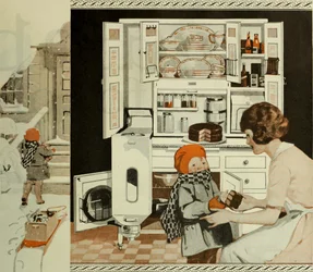 Küchenwerbung aus The Saturday Evening Post, ca. 1920-1925