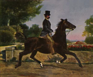 König Humbert I. von Italien - Gemälde von Palizzi