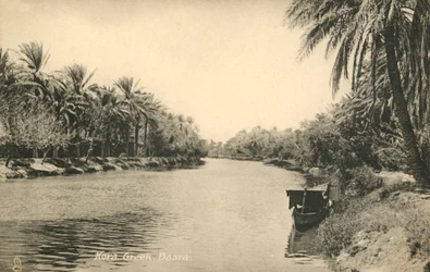Kora Creek, Basra, um 1918-1939