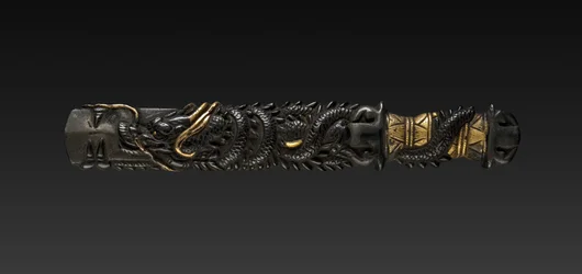 Kozuka-Griff, 1800er Jahre