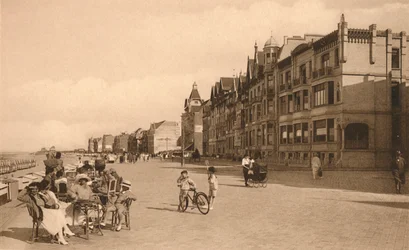 La Digue, Die Promenade, um 1900