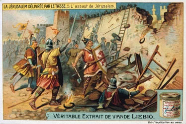 La Jerusalem deliveree par le Tasse, Der Angriff auf Jerusalem (19. Jahrhundert)