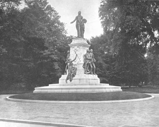 Lafayette-Statue, Washington DC, USA, ca. 1900