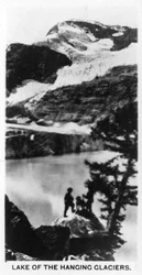See der hängenden Gletscher, Kanada, um 1920er Jahre