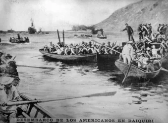 Landung der Amerikaner in Daiquiri, 1898