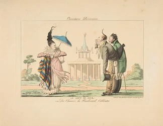 Der Geschmack des Tages oder Chinesen vom Boulevard Coblentz, aus Caricatures Parisiennes