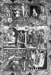 Blatt aus einer Bibel. Winchester, um 1160-1170, 1930