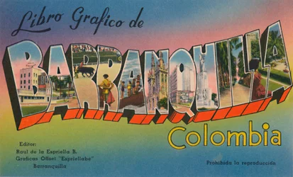 Libro Grafico de Barranquilla Kolumbien, ca. 1940er Jahre