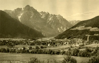 Lienz und der Spitzkofel, Tirol, Österreich, um 1935