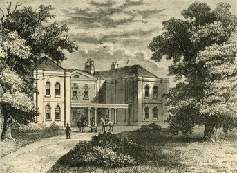 Lime Grove, Putney, im Jahr 1810, um 1878