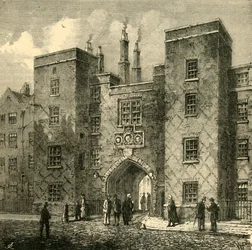 Lincolns Inn Gate, Chancery Lane, 1881