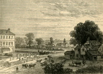 Lisson Green im achtzehnten Jahrhundert