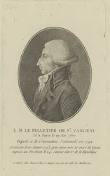 Louis-Michel Le Peletier, Marquis de Saint-Fargeau 1760-1793, 1790er Jahre