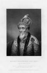 Mahomed Suraj-Oo-Deen Shah Gazee, Titularkönig von Delhi, 19. Jahrhundert