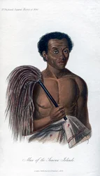 Mann von den Samoa-Inseln