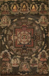 Mandala, frühes 18. Jahrhundert