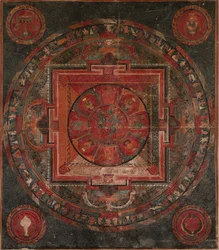 Mandala, spätes 15. Jahrhundert