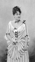 Marie Grisier Montbazon, französische Mezzosopranistin und Schauspielerin, 1877