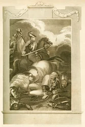 Marschall Blücher in der Schlacht von Ligny, 16. Juni 1815, 1816