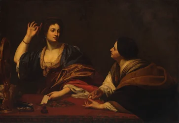 Martha tadelt ihre eitle Schwester Maria Magdalena, 17. Jahrhundert