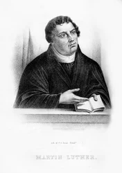 Martin Luther, deutscher Theologe, Augustinermönch und Kirchenreformer, 1854