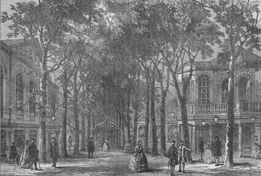Marylebone Gardens, Westminster, London, 1870-1878