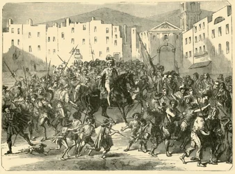 Masaniello hält eine Rede an das Volk von Neapel, 7. Juli 1647, 1890