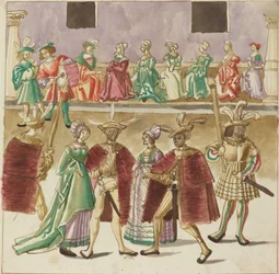 Maskerade, um 1515