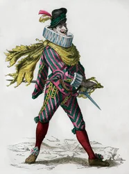 Hauptmann Matamore, Auftragsmörder, spanischer Typus, 17. Jahrhundert, 1882-1884