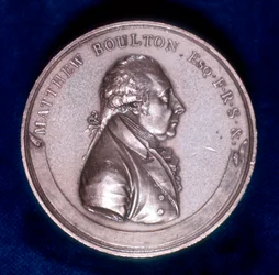 Matthew Boulton, englischer Unternehmer, Industrieller und Ingenieur, 1809