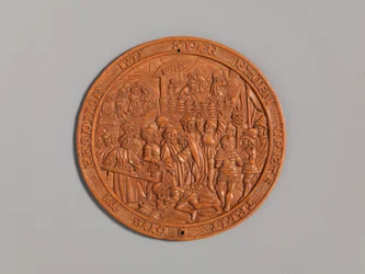 Medaille mit dem Verrat an Jesus