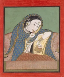 Melancholische Kurtisane, ca. 1750
