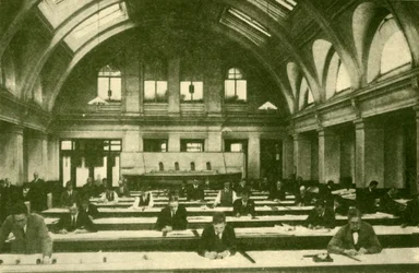 Zeichenbüro von Harland & Wolff, Belfast, ca. 1930