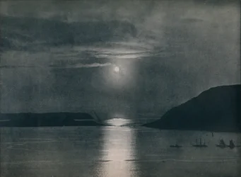 Mitternachtssonne in Hammerfest, 1914